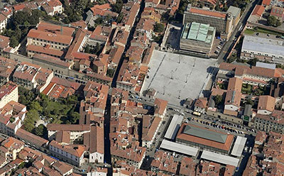 PARCHEGGIO SOTTERRANEO SANT'AMBROGIO IN PIAZZA ANNIGONI, FIRENZE. 1998-2005